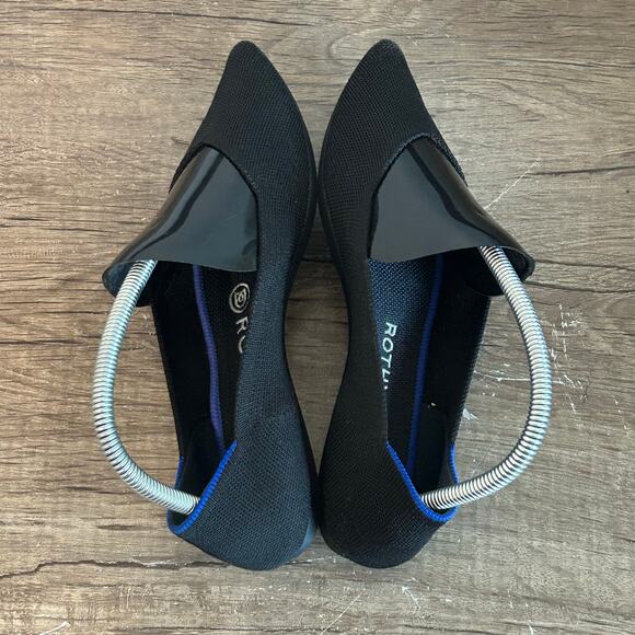 Rothy’s The Point Women’s Ballet Flats Shoes Size 7.5  Black - Picture 5 of 8